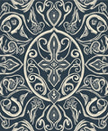 Detailed Vintage Scroll Pattern Design Rug