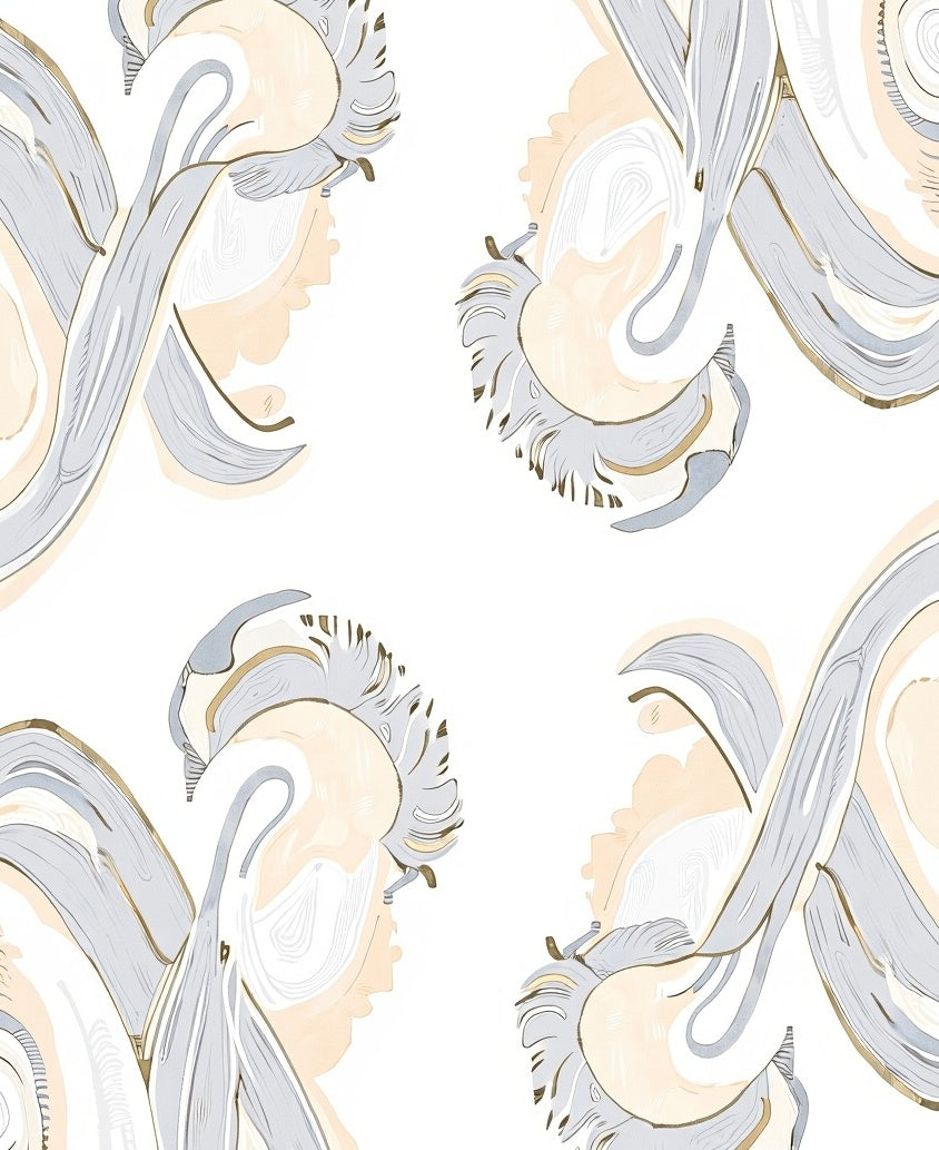 Abstract Swirl Ribbon Pattern Design Rug