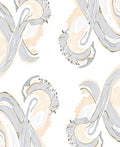 Abstract Swirl Ribbon Pattern Design Rug