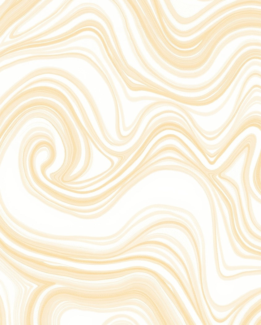 Creamy Marbled Swirl Abstract Rug