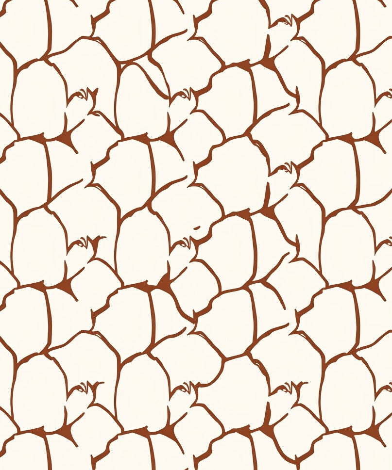 Organic Stone Patterned Design Rug