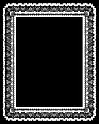 Ornate Vintage Lace Border Rug