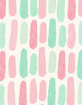Pastel Brush Stroke Pattern Rug