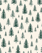 Deep Forest Pine Tree Repeat Rug