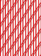 Bold Red Diagonal Stripe Rug