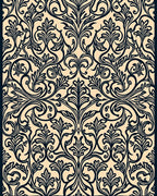 Classic Floral Scrollwork Pattern Rug