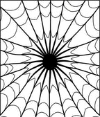 Geometric Spiderweb Pattern Rug