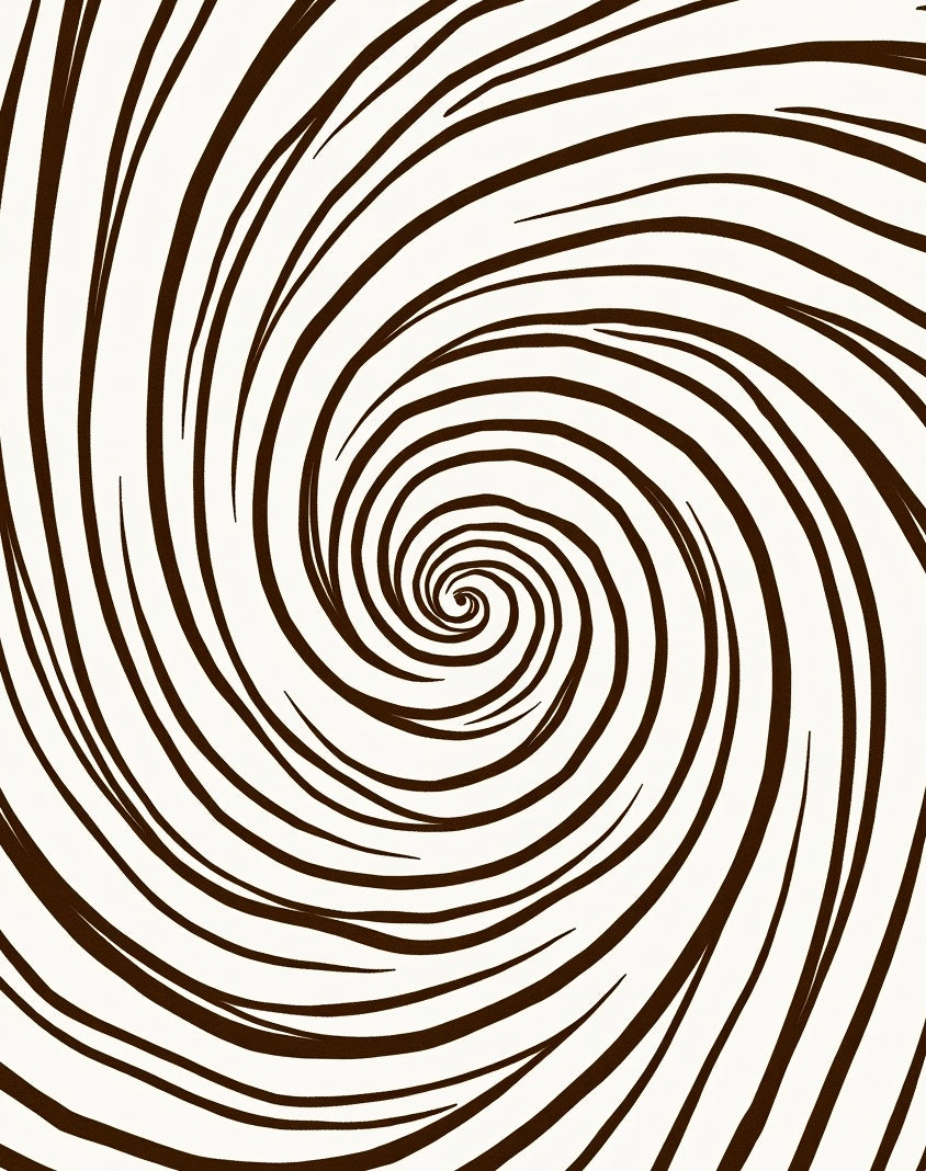 Abstract Swirl Pattern Rug