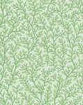 Green Vine Foliage Pattern Rug