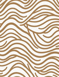 Abstract Wavy Striped Pattern Rug