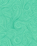 Aqua Swirls Pattern Design Rug