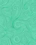 Aqua Swirls Pattern Design Rug