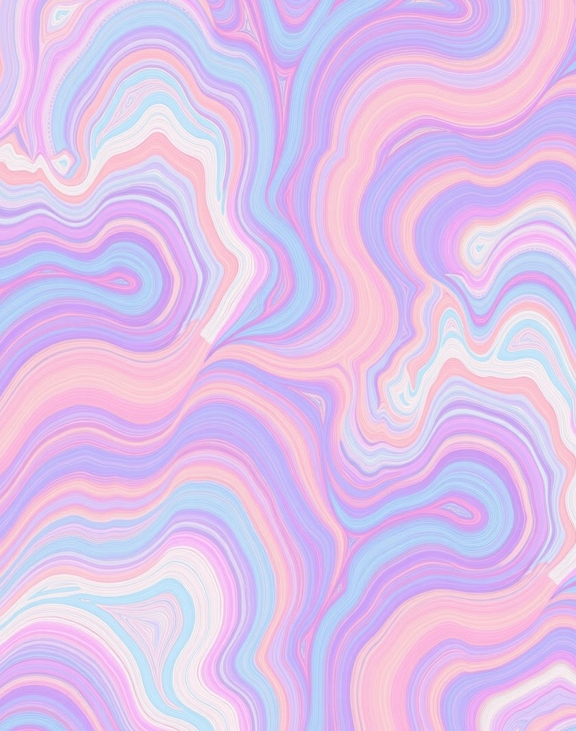 Pastel Swirl Agate Pattern Rug