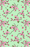 Blooming Branches Hearts Design Rug