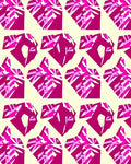 Geometric Pink Prism Pattern Design Rug