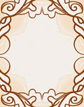 Elegant Swirls Natural Textures Rug