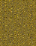 Jagged Yellow Black Wavy Stripes Rug