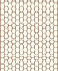 Neutral Chain Link Pattern Rug