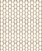 Neutral Chain Link Pattern Rug