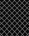 Monochrome Diamond Net Pattern Rug