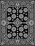 Classic Floral Border With Inner Medallions Rug