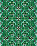 Tartan Floral Medallion Pattern Rug