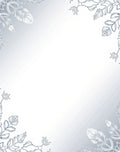 Pale Blue Leafy Branch Corner Rug
