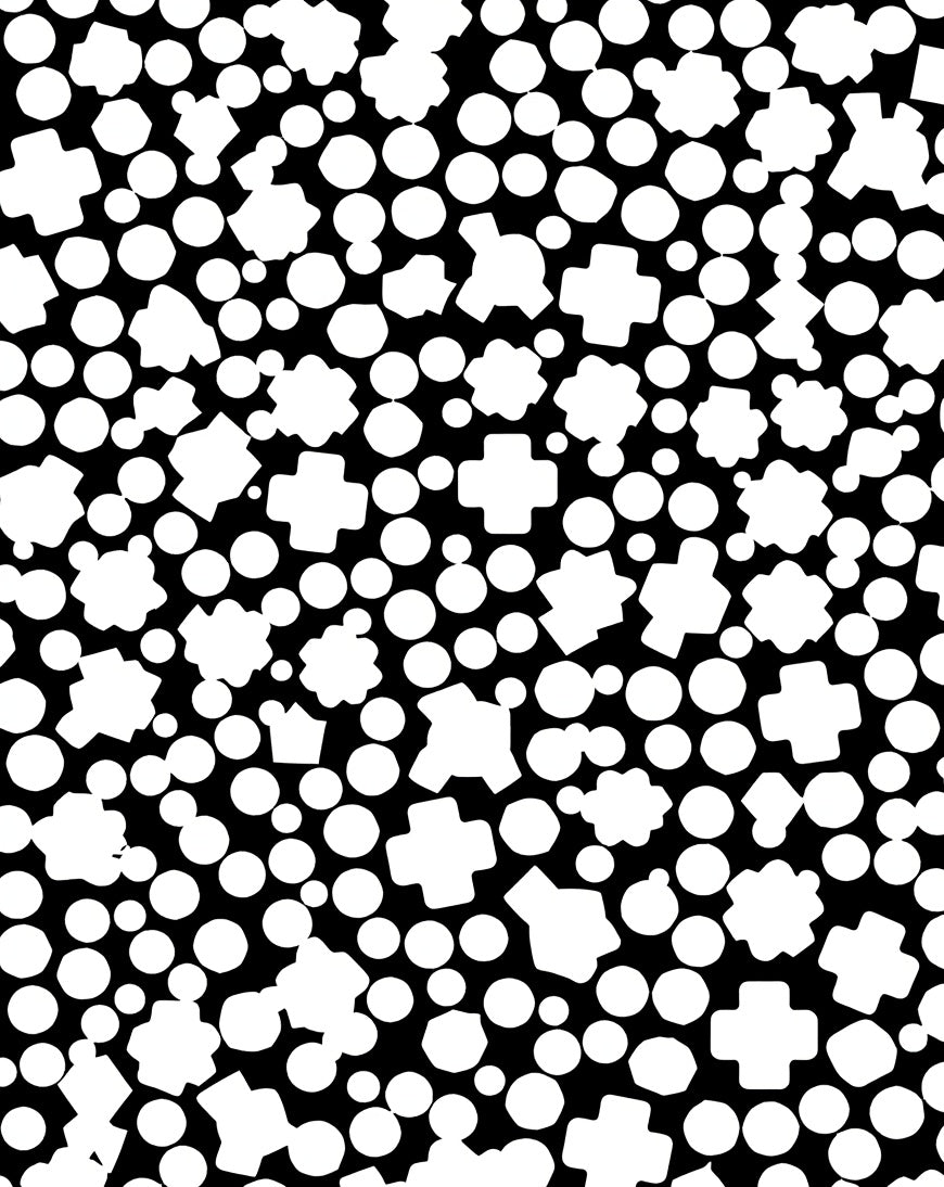 Abstract Plus Circle Pattern Design Rug