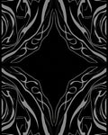 Abstract Swirls Dark Elegance Rug