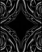 Abstract Swirls Dark Elegance Rug