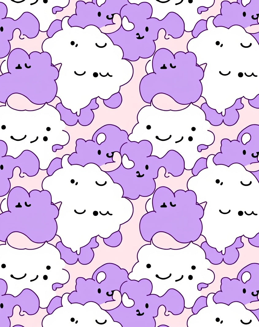 Cute Cloud Pattern Design Rug