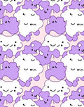 Cute Cloud Pattern Design Rug