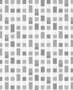 Monochrome Geometric Grid Pattern Rug