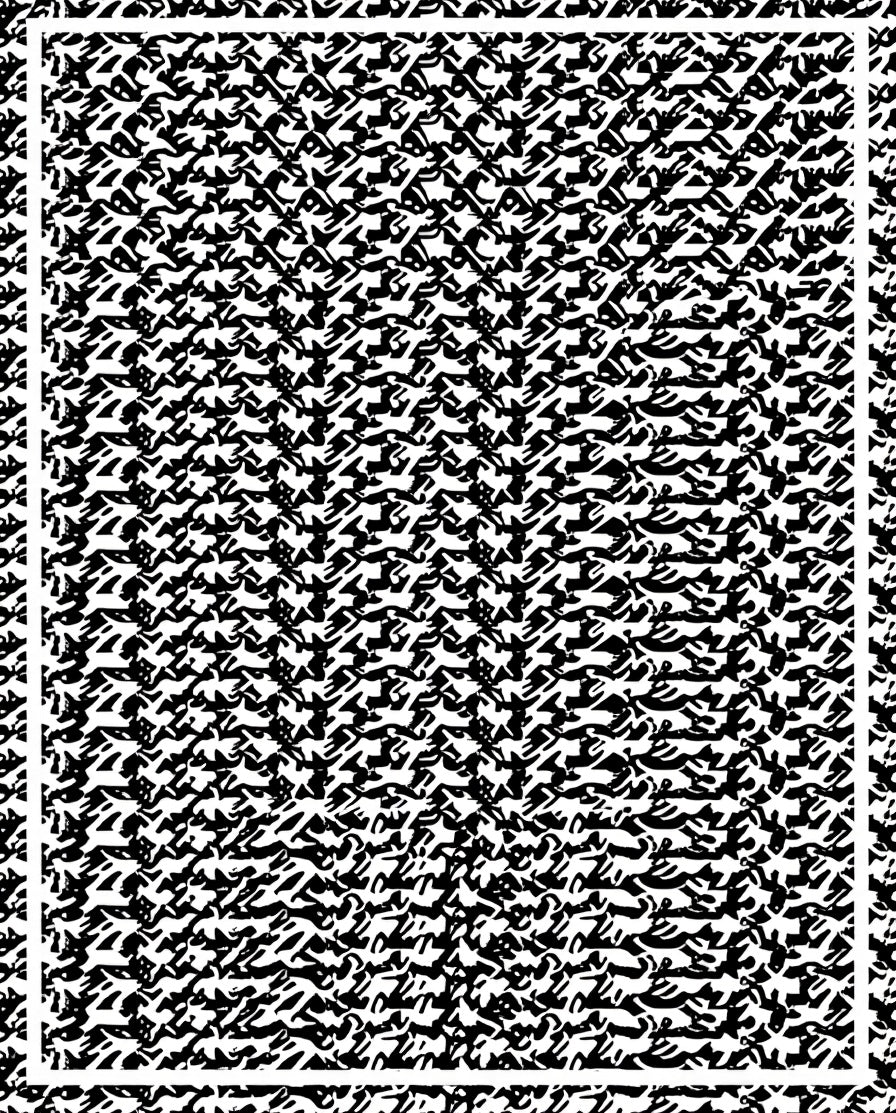 Monochromatic Abstract Pattern Rug