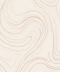 Swirling Line Art Neutral Pattern Rug