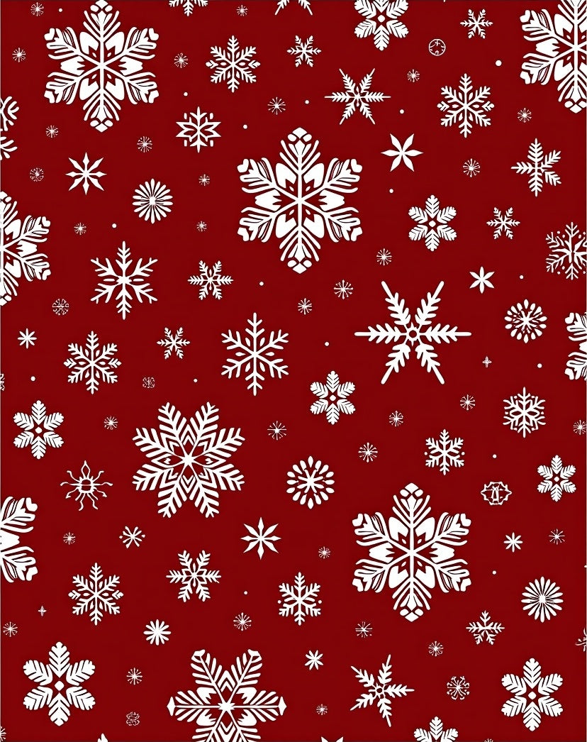 Winter Snowflake Classic Pattern Rug