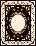 Ornate Gold Cream Antique Style Rug