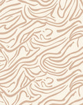 Neutral Organic Flow Pattern Rug