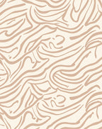 Neutral Organic Flow Pattern Rug