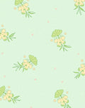 Sweet Pastel Floral Botanical Design Rug