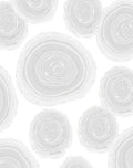 Grey Wood Slice Pattern Rug