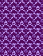 Abstract Floral Purple Pattern Rug