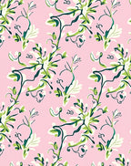 Whimsical Floral Vine Pattern Rug