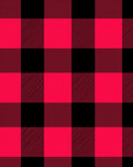 Bold Red and Black Buffalo Check Rug