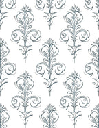 Sketchy Flourish Pattern Rug