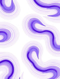 Purple Abstract Swirls Pattern Rug