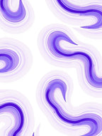 Purple Abstract Swirls Pattern Rug