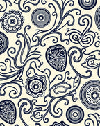 Classic Floral Vine Pattern Rug