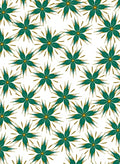 Starburst Floral Pattern Rug