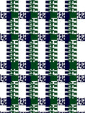Bold Green Navy Plaid Design Rug